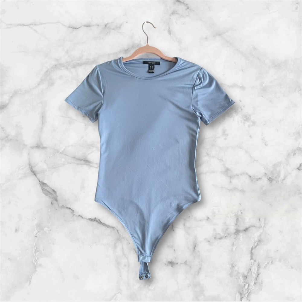 Forever 21 Light Blue Bodysuit